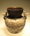Sculpture--CeramicRaku Bird Pot