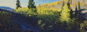 Painting--Oil-LandscapeBlue Yellow Slope