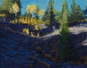 Painting--Oil-LandscapeLooking Up in Blue