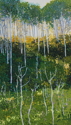 Painting--Oil-LandscapeIn the Leaves