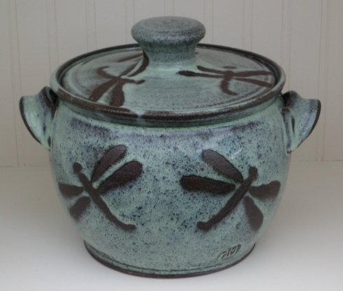 Ceramics-Functional-Dragonfly Sourdough Crock