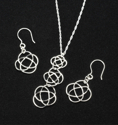 Jewelry--Noble Metals-EarringsTurk's Head Set