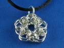 Jewelry--Noble Metals-Lockets & PendantsHelm Flower Pendant