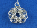 Jewelry--Noble Metals-Lockets & PendantsHelm Flower Pendant - small