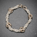 Jewelry--Noble Metals-Rings and BraceletsByzantine Bracelet with Gold Knots