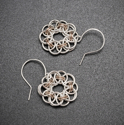 Jewelry--Noble Metals-EarringsHelm 2 tone Earrings