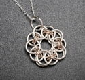 Jewelry--Noble Metals-Lockets & PendantsHelm 2 tone Pendant - Large