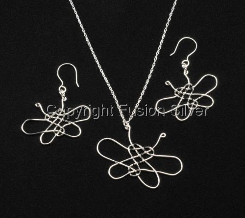 Jewelry-Lockets & Pendants-Butterfly Set