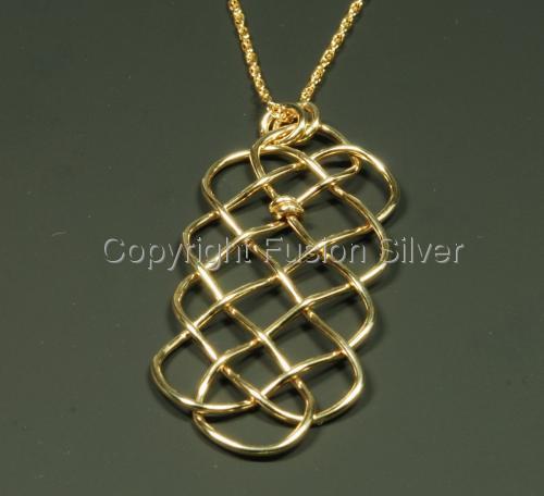 Jewelry-Lockets & Pendants-Gold filled Prolong Knot Pendant