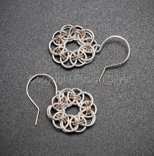 Jewelry-Earrings-Helm 2 tone Earrings