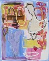 Painting--Acrylic-AbstractAG Chickens
