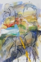 Painting--Acrylic-AbstractWinter 2010 Harbor Road Towards Avila