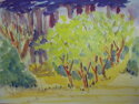 Painting--Watercolor-LandscapeAG Vacant Lot