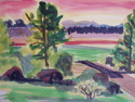 Painting--Watercolor-LandscapeHalcyon View