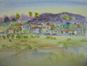 Painting--Watercolor-LandscapeShell Beach View