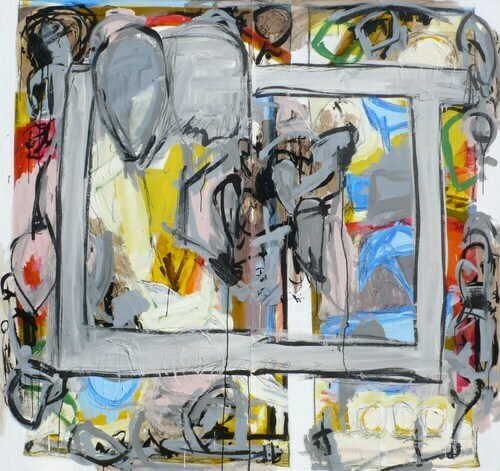 Painting-Abstract-Pismo Seabirds