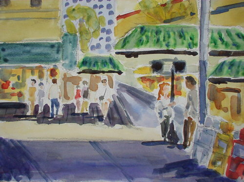 Painting-Quick Pause, SF