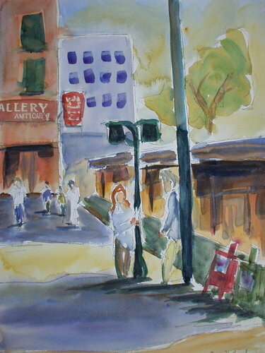 Painting-Cityscape-San Francisco Pause
