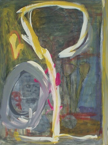 Painting-Abstract-Lil' Yale / Boquet