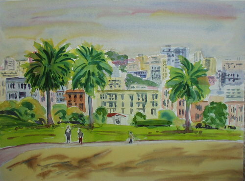 Painting-Cityscape-SF Park View