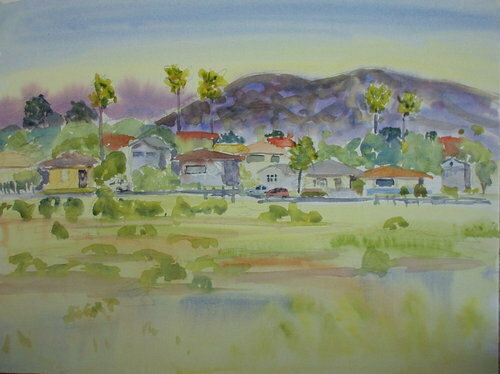 Painting-Landscape-Shell Beach View