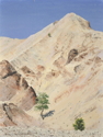 david hilton,hiltonsart,giclee,print, landscape print,mountain print,utah print,big rock candy mountain print, desolate, barren,bare mountain,desert mountain print - Landscape Printmaking