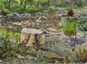 Painting--Oil-Figurative...And Read a Book