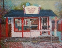 Painting--Oil-RealismGolden's Barber Shop