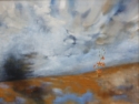 Painting--Oil-SurrealismFlower in the Sky