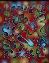 Painting--Oil-AbstractCurvilinear 2