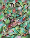 Painting--Oil-AbstractCurvilinear 7