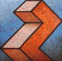 Painting--Oil-AbstractGeometric 9