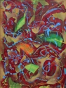 Painting--Oil-AbstractCurvilinear 9