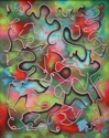 Painting--Oil-AbstractCurvilinear 12
