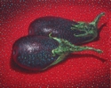 Painting--Oil-Still LifeEggplants