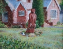Painting--Oil-RealismCarved Bear