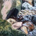 Painting-River Rocks III