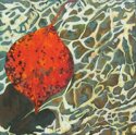 Painting--Acrylic-BotanicalLeaf Floating VII