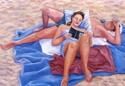 Painting--Oil-FigurativeDay at the Beach