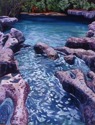 Painting--Acrylic-LandscapeSculpture Falls