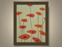 Painting--Acrylic-AbstractOrange Poppyfields