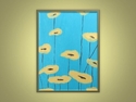 Painting--Acrylic-AbstractYellow Poppyfields