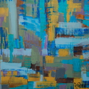 Painting--Acrylic-AbstractEarth, Wind and Rain