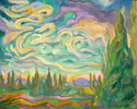 Painting--Oil-Landscape�Seasons Change�          