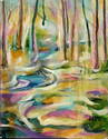 Painting--Oil-Landscape�Brook #3�                       