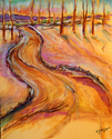 Painting--Oil-Landscape�Almost Home�                