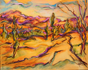 Painting--Oil-Landscape�Mt. Cedars�                    