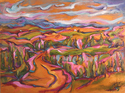 Painting--Oil-Landscape�Field Cut�                        
