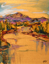 Painting--Oil-Landscape�As the Wild Goose Flies�    