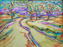 Painting--Oil-Landscape�Home Roads #4�             